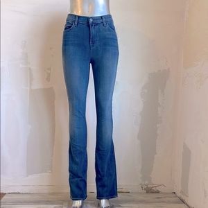 J Brand Blue Slim Fit Boot Cut Jeans